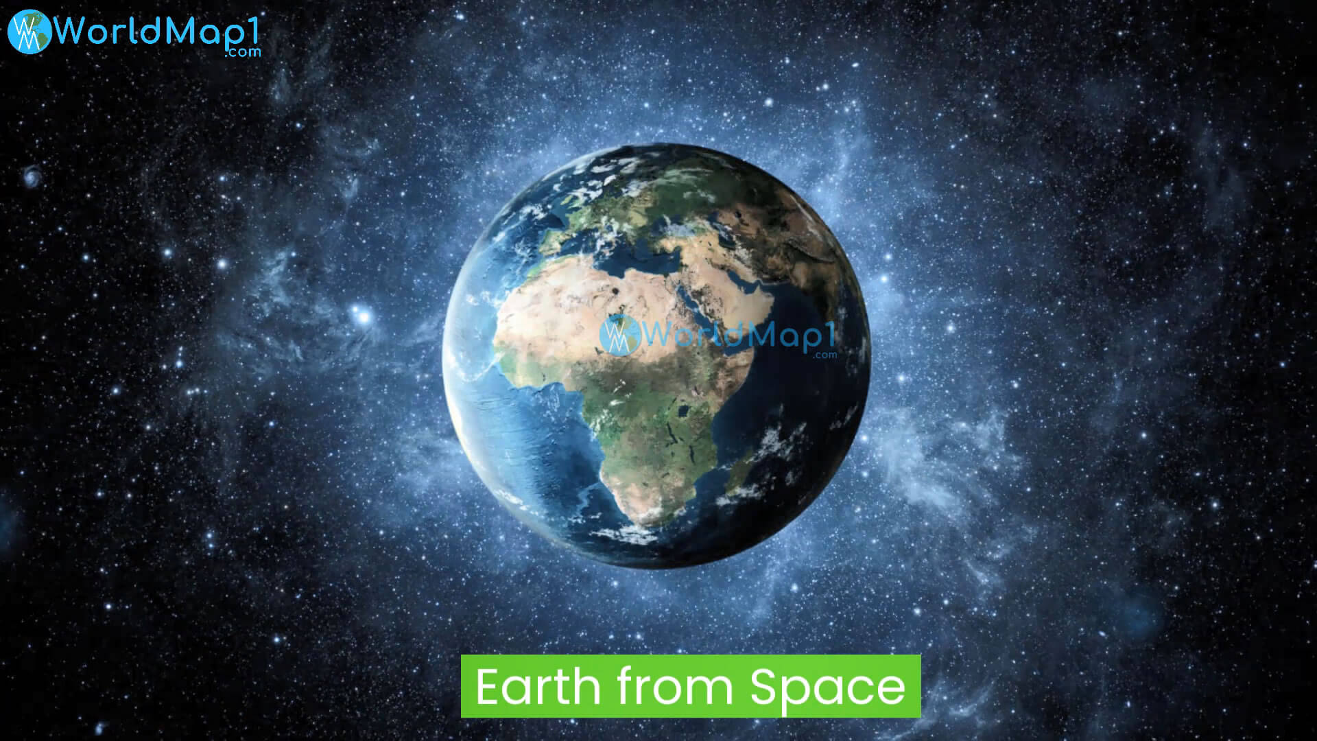 Uzaydan Dünya Haritası